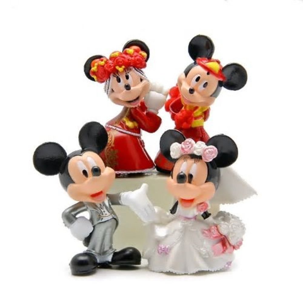 Mickey, Minnie Mouse Wedding Cake Topper